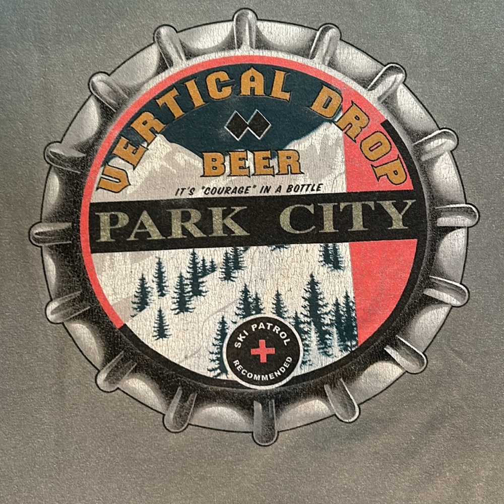 Vertical Drop Beer It’s Courage in a Bottle Park City Ski Patrol Recommended